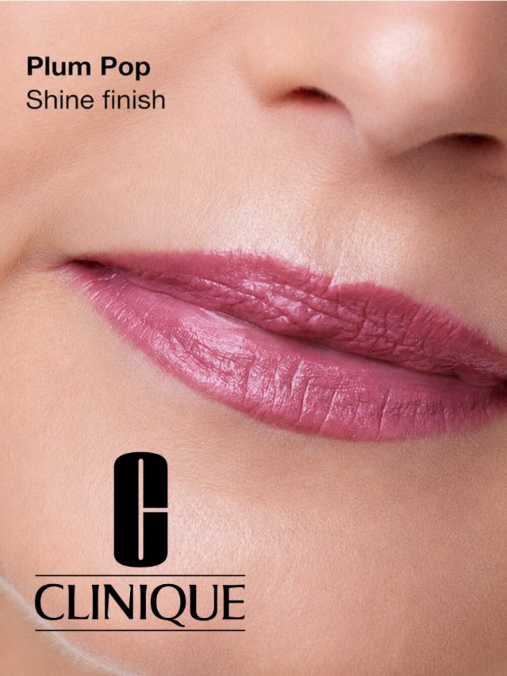 NEW Clinique Pop Lip Colour  "Plum Pop" SHINY
